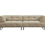 Fashion WOOOD Lloyd 4-zits Bank Velvet Zeezout