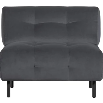 Clearance WOOOD Lloyd Fauteuil Velvet Wolk
