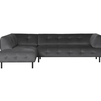 Hot WOOOD Lloyd Hoekbank Links Velvet Cast Iron