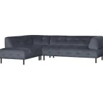 Sale WOOOD Lloyd Hoekbank Links Velvet Wolk