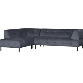 Sale WOOOD Lloyd Hoekbank Links Velvet Wolk