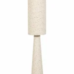 Outlet WOOOD Loft Vloerlamp Metaal/bouclé Met Stippen 130 X Ø 30 Cm Naturel