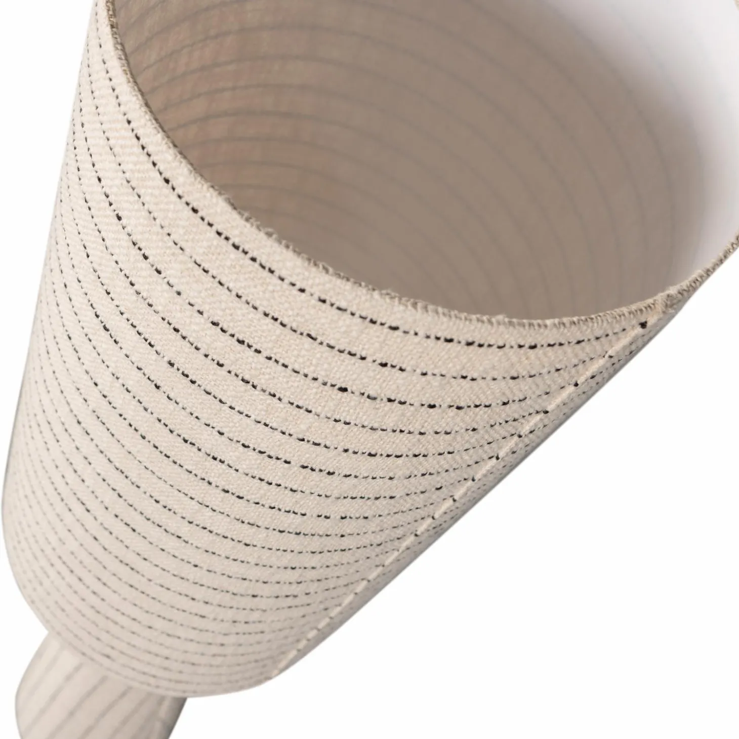 loft-vloerlamp-metaalboucl-nat-mHRiYjzy-3.webp Discount WOOOD Loft Vloerlamp Metaal/bouclé Met Strepen 130 X Ø 30 Cm Naturel