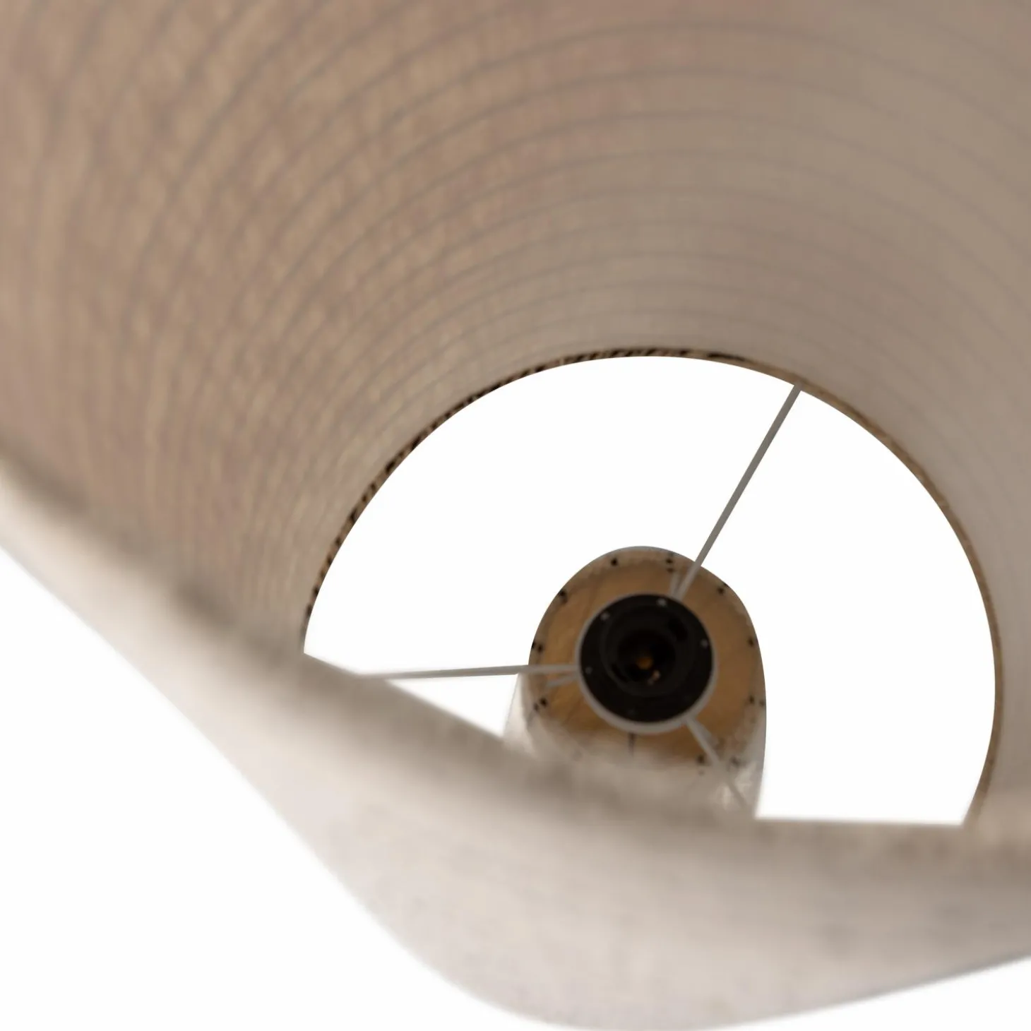 loft-vloerlamp-metaalboucl-nat-mHRiYjzy-4.webp Discount WOOOD Loft Vloerlamp Metaal/bouclé Met Strepen 130 X Ø 30 Cm Naturel