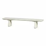 Online WOOOD Loggia Eetbankje Vezelversterkte Polymeer Naturel 227x40 Cm