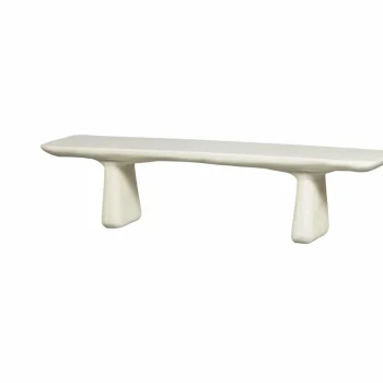 Online WOOOD Loggia Tuinbank Vezelversterkte Polymeer Naturel 190x40 Cm