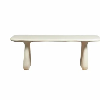 Hot WOOOD Loggia Tuintafel Vezelversterkte Polymeer Naturel 200x100 Cm