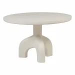 Sale WOOOD Luno Tuintafel Rond ø120 Cm Vezelversterkte Polymeer Naturel