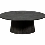 Best WOOOD Maan Salontafel Mdf Donkerbruin 35xø100 Cm