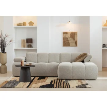 Hot WOOOD Maan Salontafel Mdf Donkerbruin 40xø80 Cm