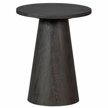 Clearance WOOOD Maan Salontafel Mdf Donkerbruin 50xø40 Cm