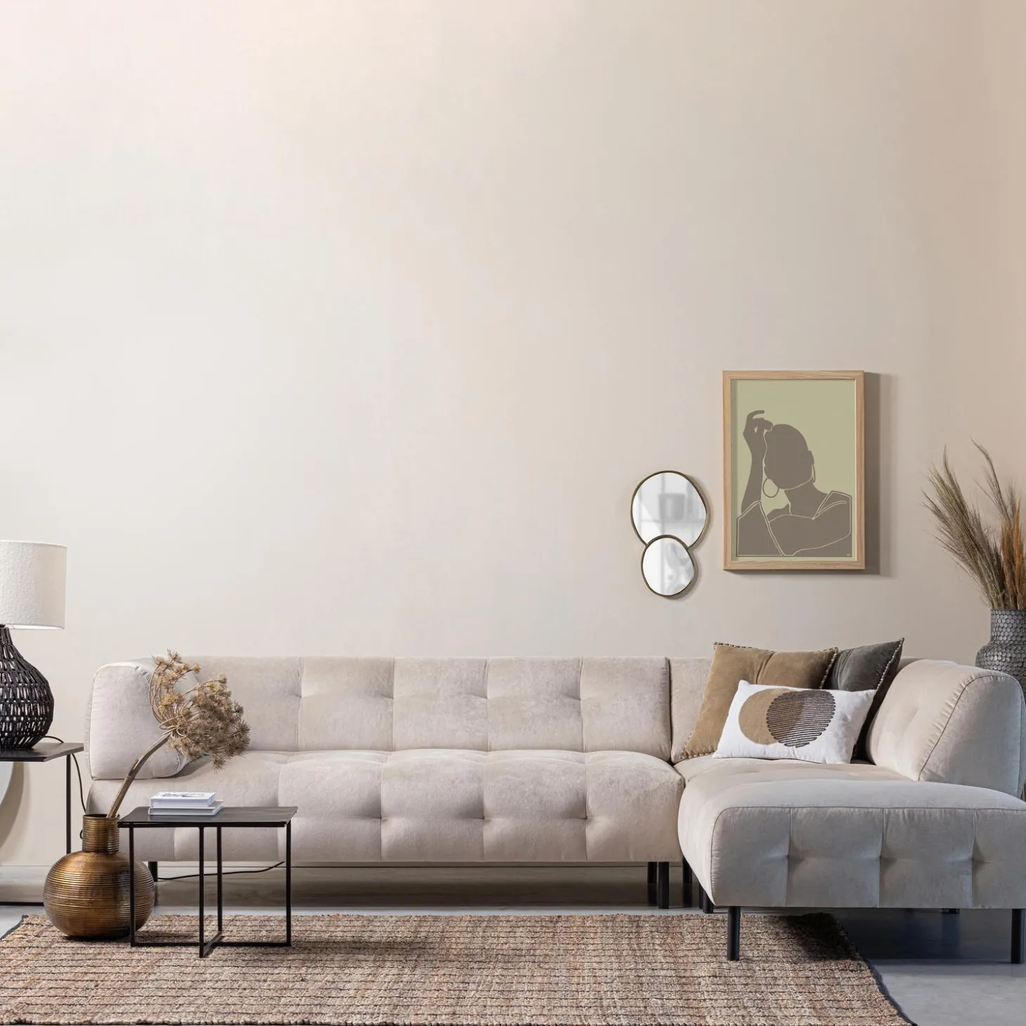 macy-tafellampvoet-rattan-look-ICMxihKZ-1.webp Online WOOOD Macy Tafellampvoet Rattan Look Zwart