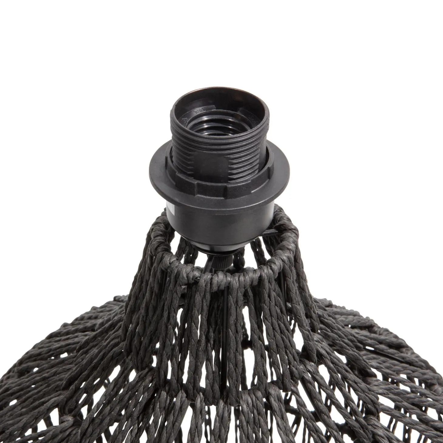 macy-tafellampvoet-rattan-look-ICMxihKZ-3.webp Online WOOOD Macy Tafellampvoet Rattan Look Zwart