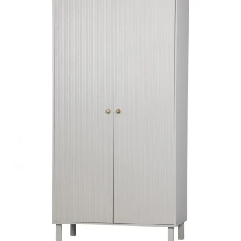 Outlet WOOOD Madu Garderobekast Grenen Wolkengrijs