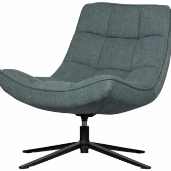 Hot WOOOD Maudi Draaifauteuil Blauwe Steen