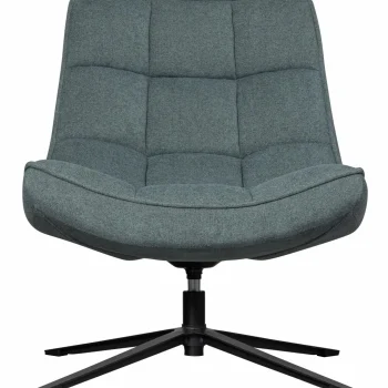 Hot WOOOD Maudi Draaifauteuil Blauwe Steen