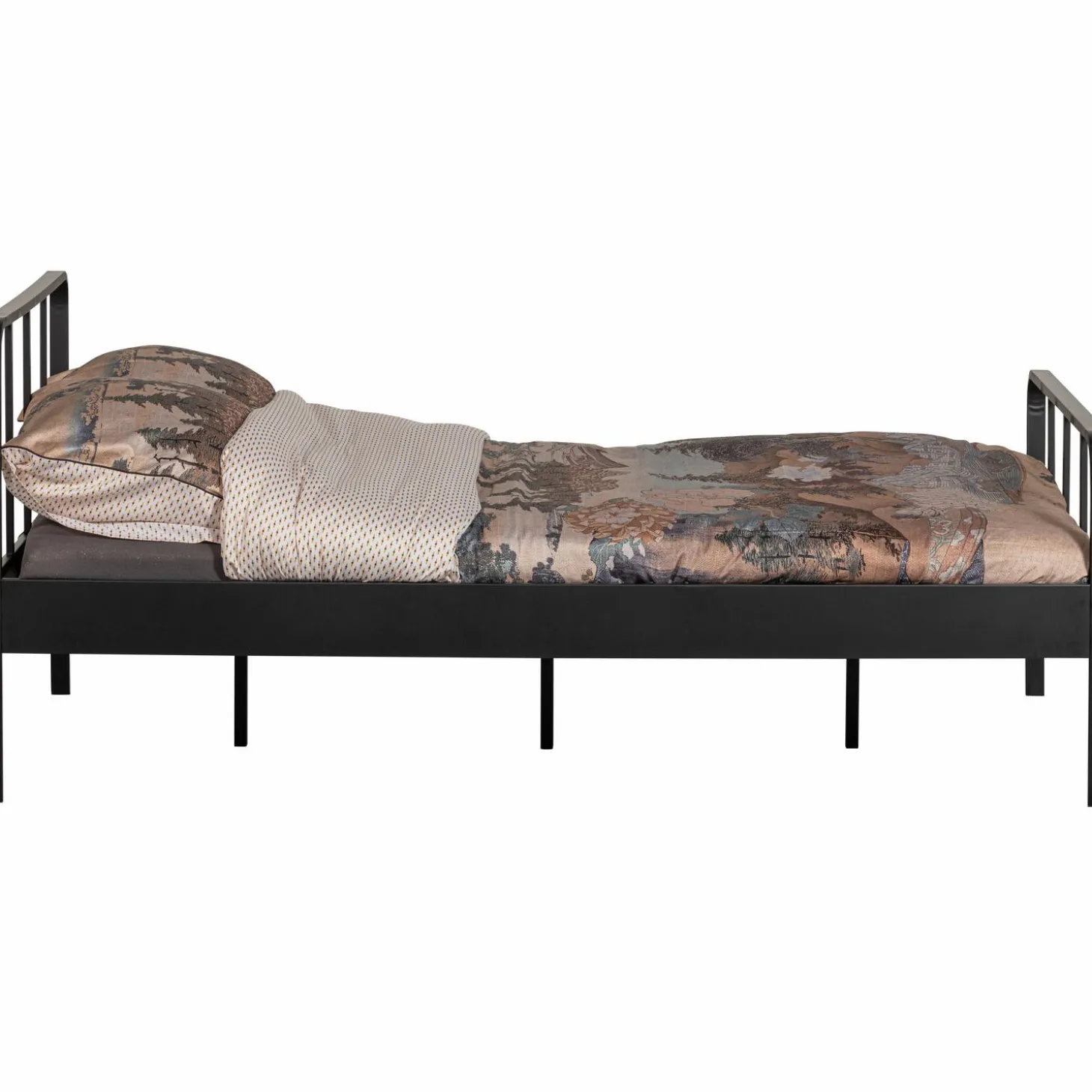 mees-bed-twijfelaar-metaal-zwa-sJECRRKr-1.webp Discount WOOOD Mees Bed Twijfelaar Metaal Zwart 120x200 Cm