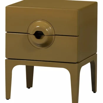 Fashion WOOOD Merge Ladekast/nachtkastje 2 Lades Hout Honinggeel