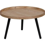 Clearance WOOOD Mesa Bijzettafel L Hout 34xø60 Naturel