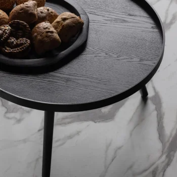 Discount WOOOD Mesa Bijzettafel L Hout Zwart