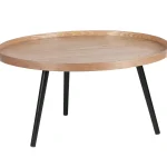 New WOOOD Mesa Bijzettafel XL Hout 39xø78 Naturel