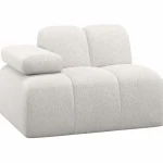 Online WOOOD Mojo 1-zits Element Arm Links Wollig Ecru