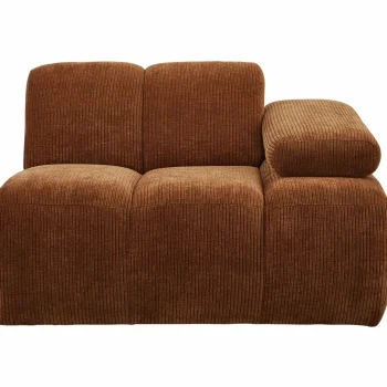 Best WOOOD Mojo 1-zits Element Arm Rechts Ribstof Roestbruin