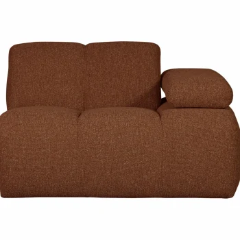 Fashion WOOOD Mojo 1-zits Element Arm Rechts Bouclé Roestbruin Melange