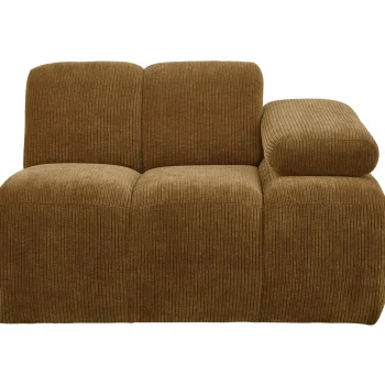 Outlet WOOOD Mojo 1-zits Element Arm Rechts Ribstof Honinggeel