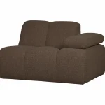 Best WOOOD Mojo 1-zits Element Arm Rechts Bouclé Bruin Melange
