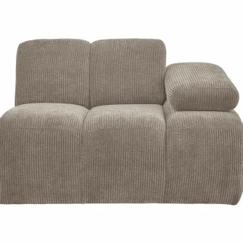 Fashion WOOOD Mojo 1-zits Element Arm Rechts Ribstof Donkerzand