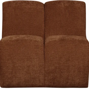 Fashion WOOOD Mojo 1-zits Element Ribstof Roestbruin