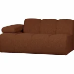 Online WOOOD Mojo 1,5-zits Element Arm Links Bouclé Roestbruin Melange