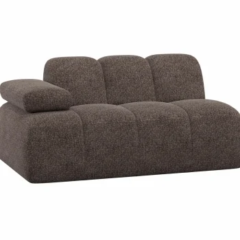 Fashion WOOOD Mojo 1,5-zits Element Arm Links Wollig Bruin