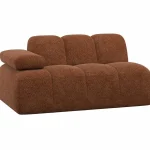 Best WOOOD Mojo 1,5-zits Element Arm Links Wollig Roestbruin