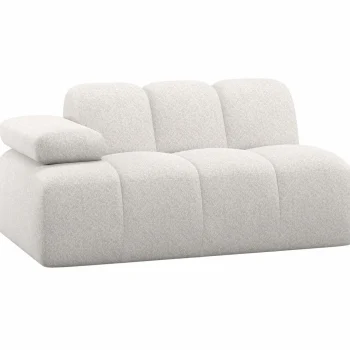 Fashion WOOOD Mojo 1,5-zits Element Arm Links Wollig Ecru