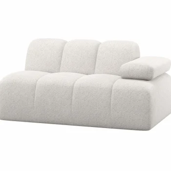 New WOOOD Mojo 1,5-zits Element Arm Rechts Wollig Ecru