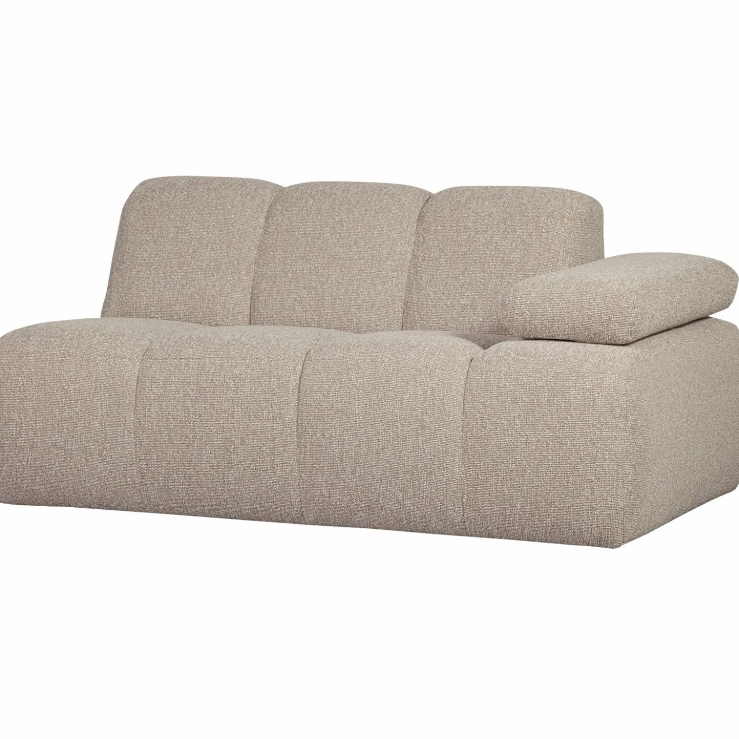 mojo-15-zits-element-arm-recht-leCLhLsL-0.webp Fashion WOOOD Mojo 1,5-zits Element Arm Rechts Bouclé Beige Melange