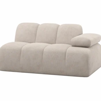 Hot WOOOD Mojo 1,5-zits Element Arm Rechts Ribstof Ecru