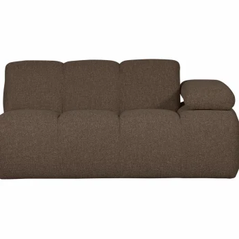 Sale WOOOD Mojo 1,5-zits Element Arm Rechts Bouclé Bruin Melange