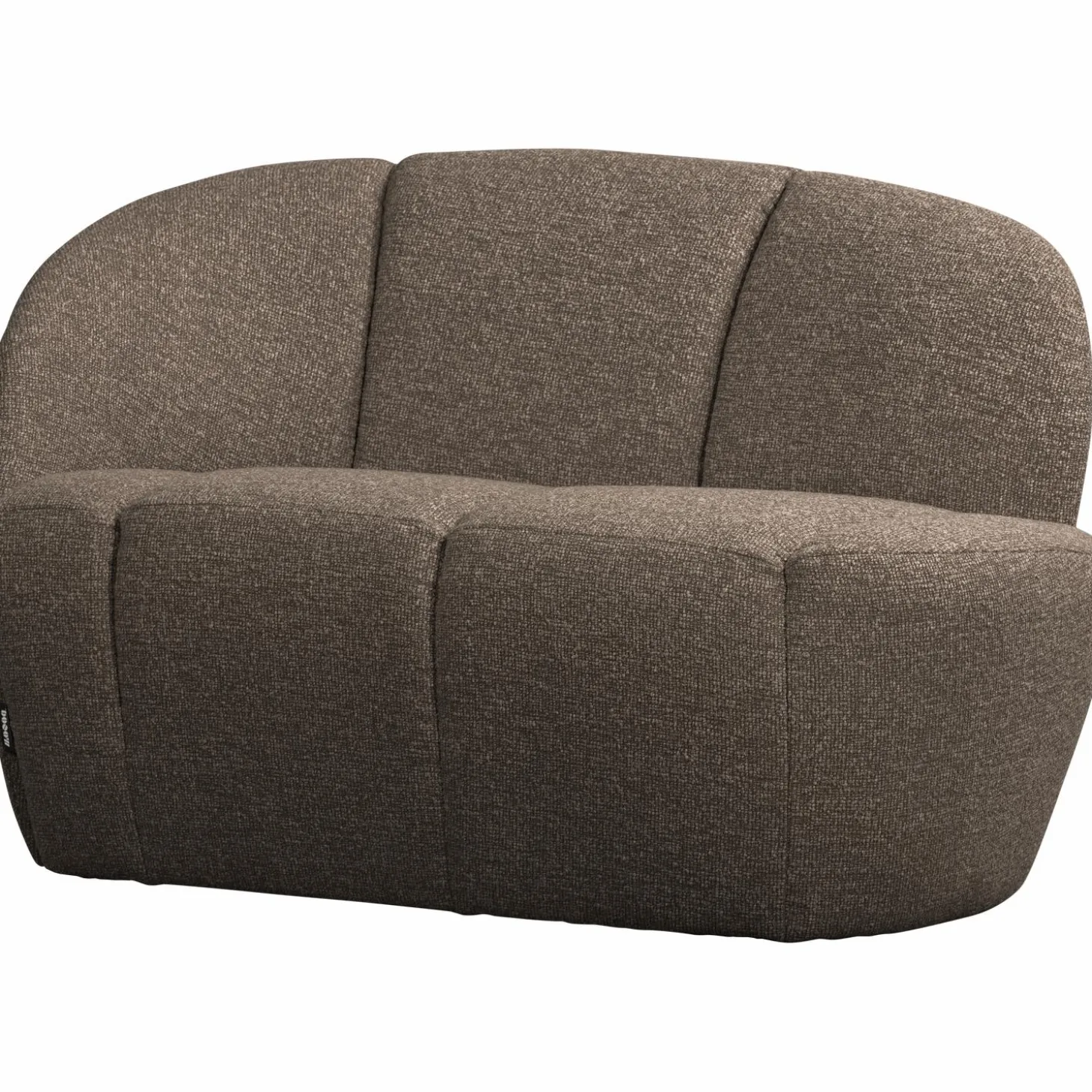 mojo-2-zits-bankje-links-boucl-MuyuNYMI-2.webp Discount WOOOD Mojo 2-zits Bankje Links Bouclé Bruin Melange