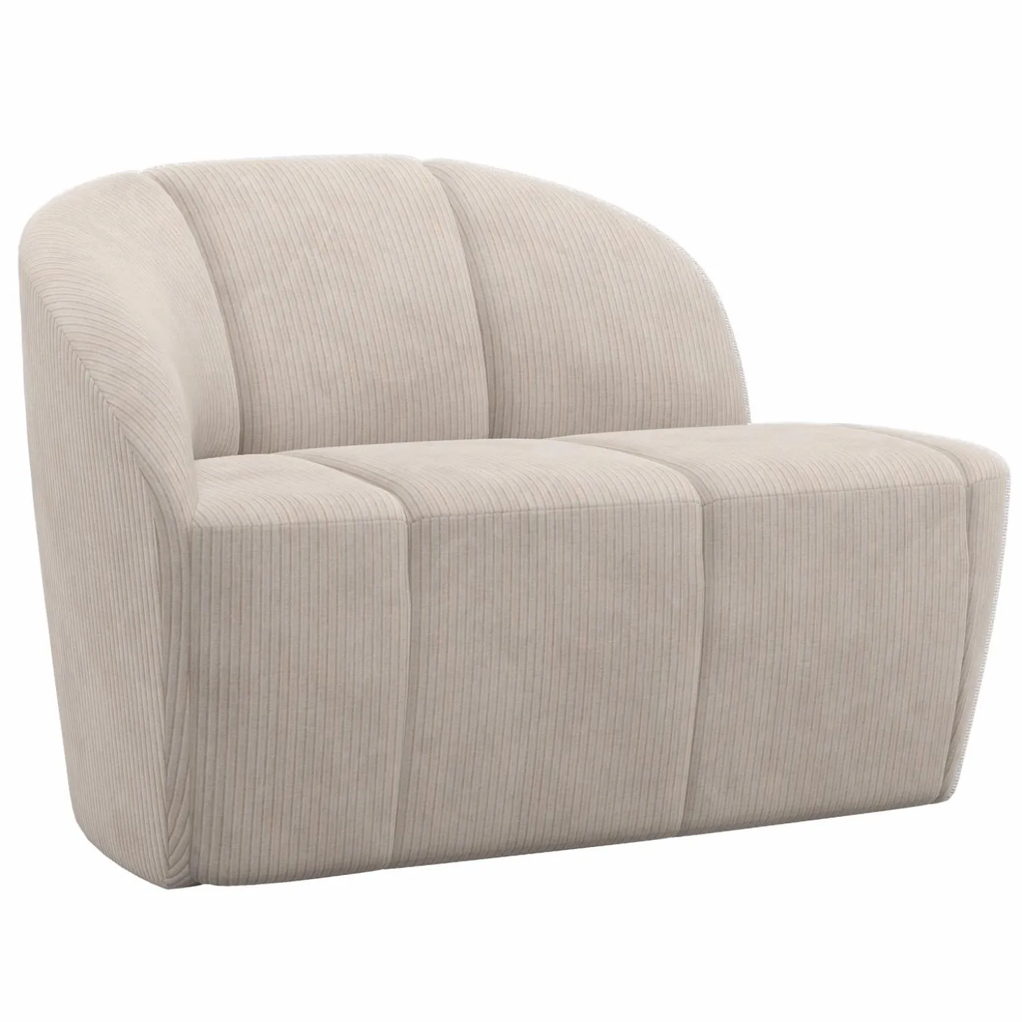 mojo-2-zits-bankje-links-ribst-JfHoPIVP-0.webp Online WOOOD Mojo 2-zits Bankje Links Ribstof Ecru