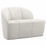 Outlet WOOOD Mojo 2-zits Bankje Links Wollig Ecru