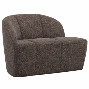 Outlet WOOOD Mojo 2-zits Bankje Links Wollig Bruin