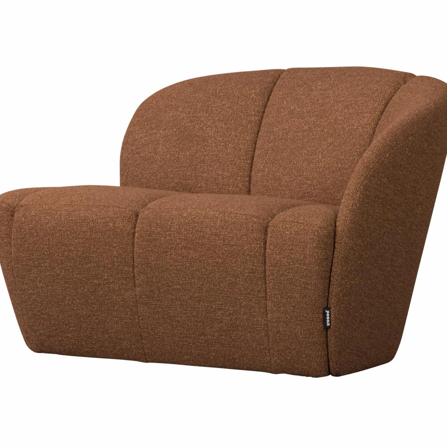 mojo-2-zits-bankje-rechts-bouc-qqOshpOO-0.webp Best WOOOD Mojo 2-zits Bankje Rechts Bouclé Roestbruin Melange