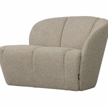 New WOOOD Mojo 2-zits Bankje Rechts Bouclé Beige Melange