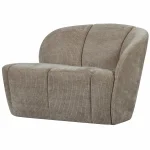 Online WOOOD Mojo 2-zits Bankje Rechts Ribstof Donker Zand Donkerzand