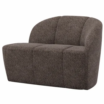 Fashion WOOOD Mojo 2-zits Bankje Rechts Wollig Bruin