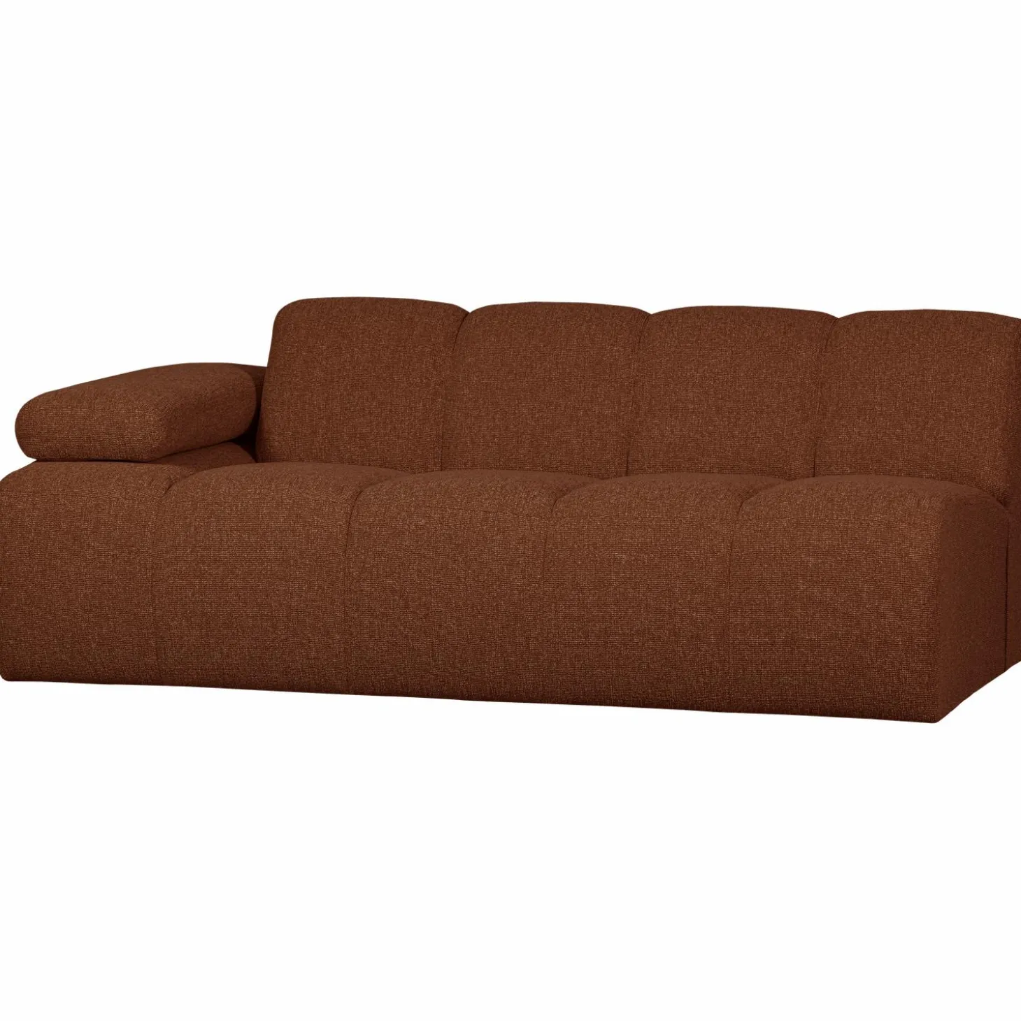 mojo-2-zits-element-arm-links-FtsgDBcY-0.webp Outlet WOOOD Mojo 2-zits Element Arm Links Bouclé Roestbruin Melange