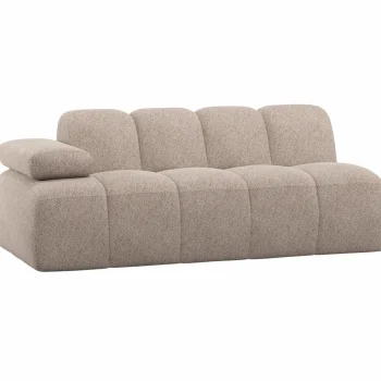 Discount WOOOD Mojo 2-zits Element Arm Links Wollig Donkerzand